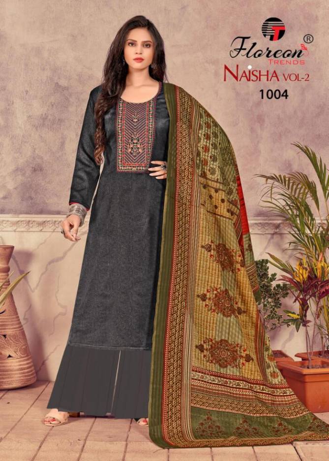 Floreon Trends Naisha 2 Fancy Cotton Printed Casual Wear Dress Material Collection